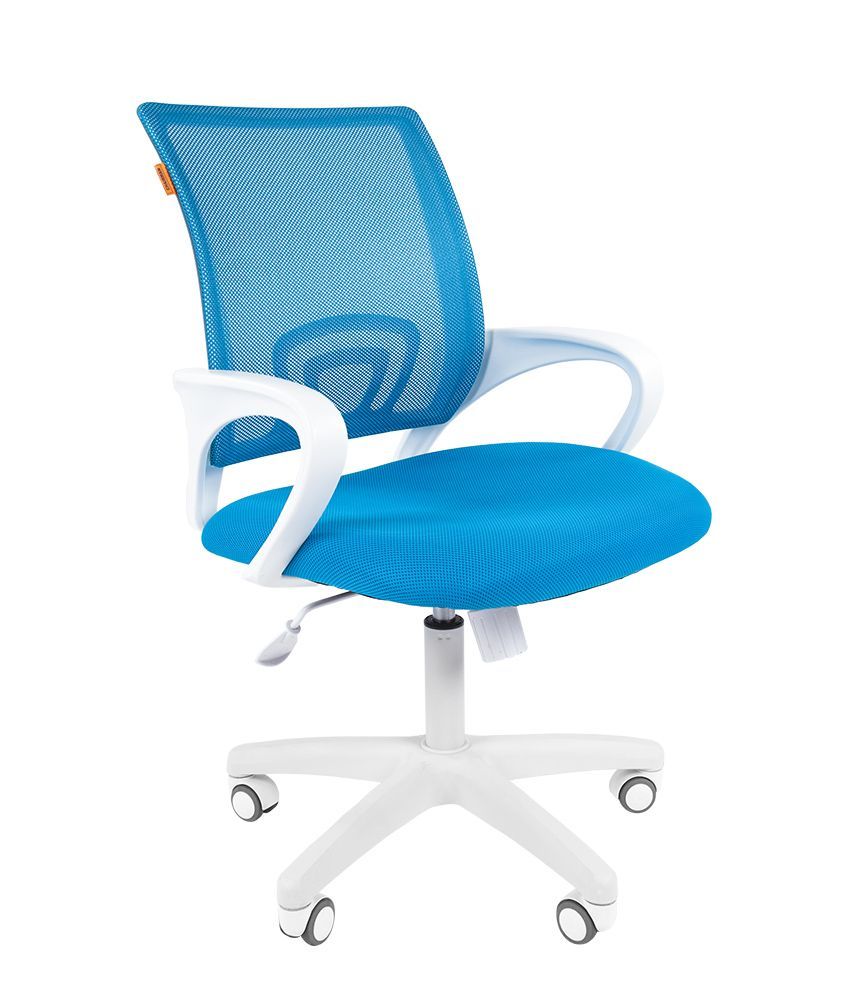 Офисное кресло Chairman 696 белый пластик TW голубой купить в Ижевске - ТД  «Стул Всем!» - Стул Всем